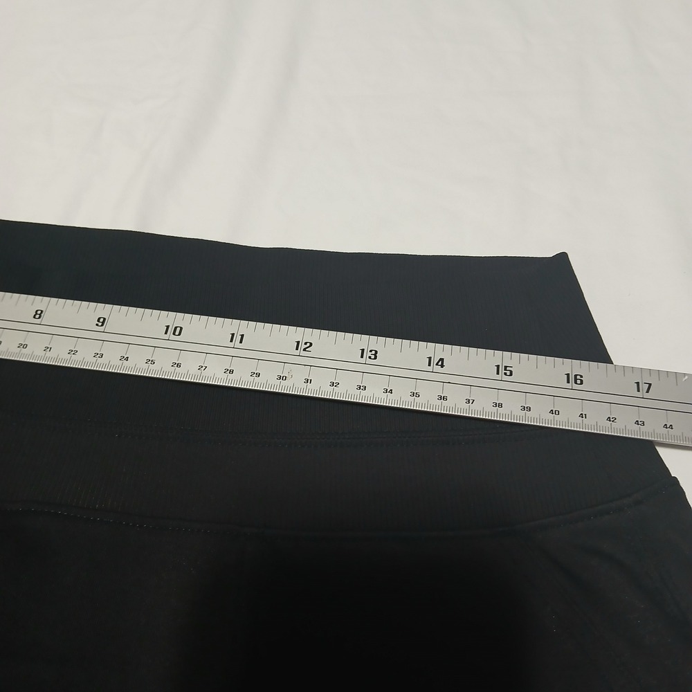Athleta Brooklyn Wide Leg Pants Black High Waisted Travel Commute Large - Picture 8 of 10